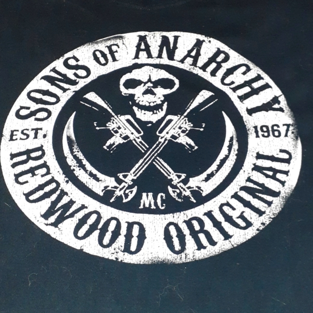 Sons of Anarchy Tee Shirt 2XL Black
